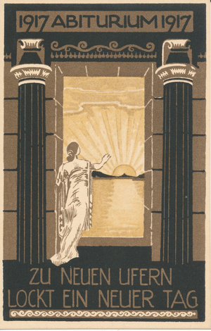 Abiturkarte 1917