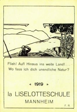 Abiturkarte 1919