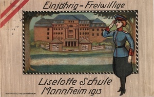 Einjährigenkarte 1913