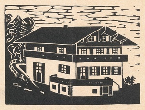 Landheim Linolschnitt 1961
