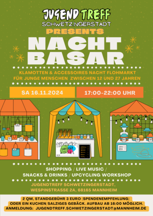 Plakat Nachtbasar