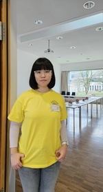 Raeeun Kim bei der Deutschen Neurowissenschaften-Olympiade 2026